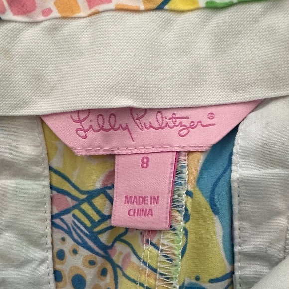 Lilly Pulitzer Multicolor Fish Print Women's Shorts - Picture 2 of 3